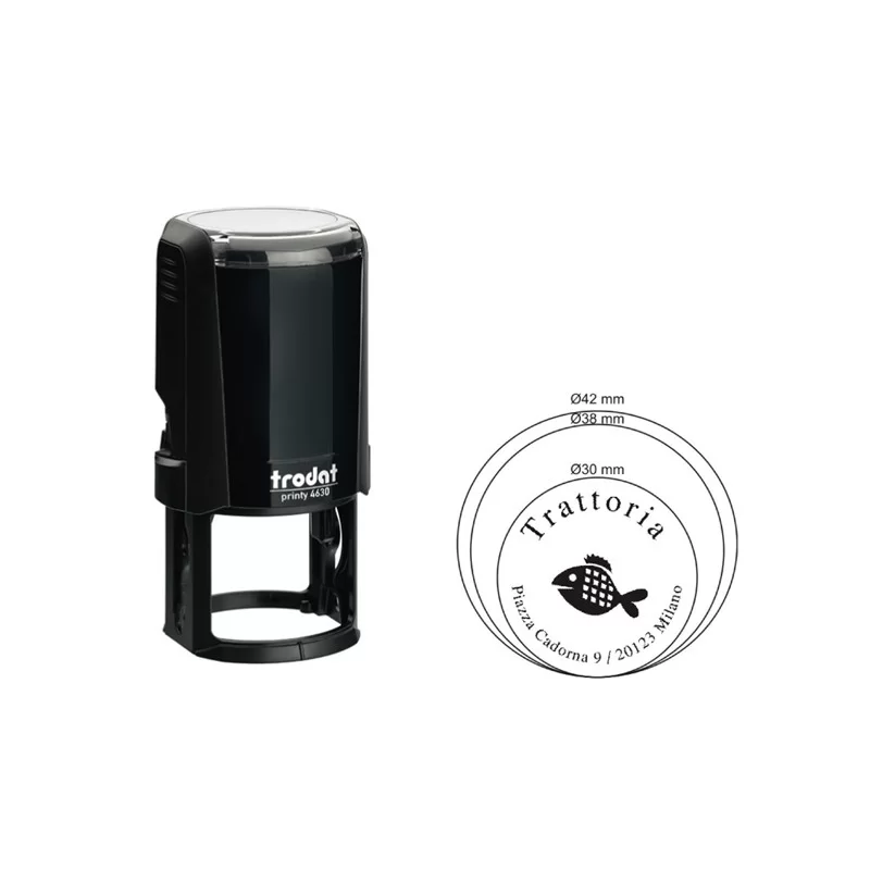 Timbro Original Printy 4638 diametro 38mm TRODAT FUORI CATALOGO