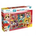 PUZZLE SUPERMAXI PINOCCHIO 108 PEZZI 70X50CM LISCIANI FUORI CATALOGO