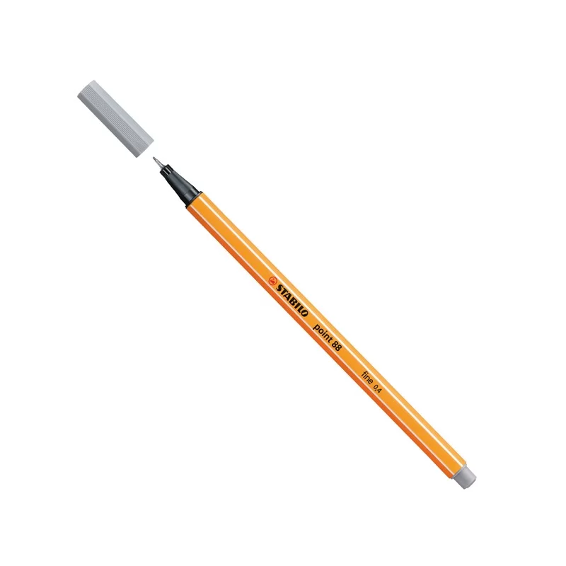 Pennarello Stabilo Point 88/95 grigio medio (Conf.10) FUORI CATALOGO