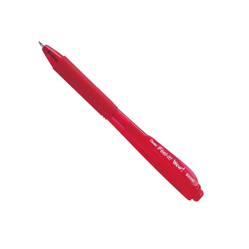 Penna sfera a scatto Feel It Wow BX440 rosso 1.0mm PENTEL (Conf.12)