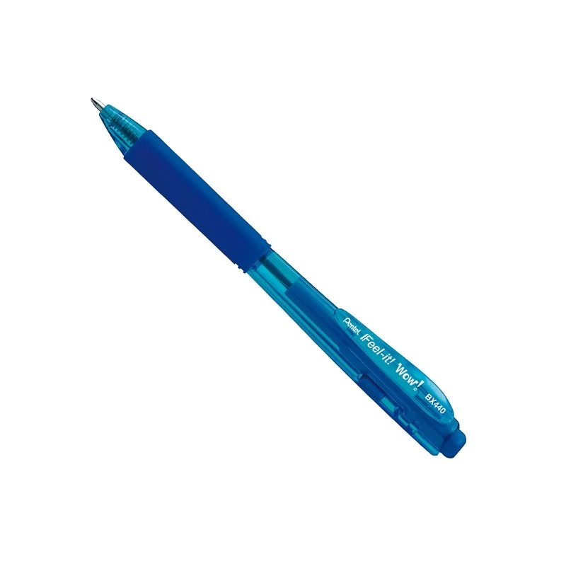 Penna sfera a scatto Feel It Wow BX440 blu 1.0mm PENTEL (Conf.12)