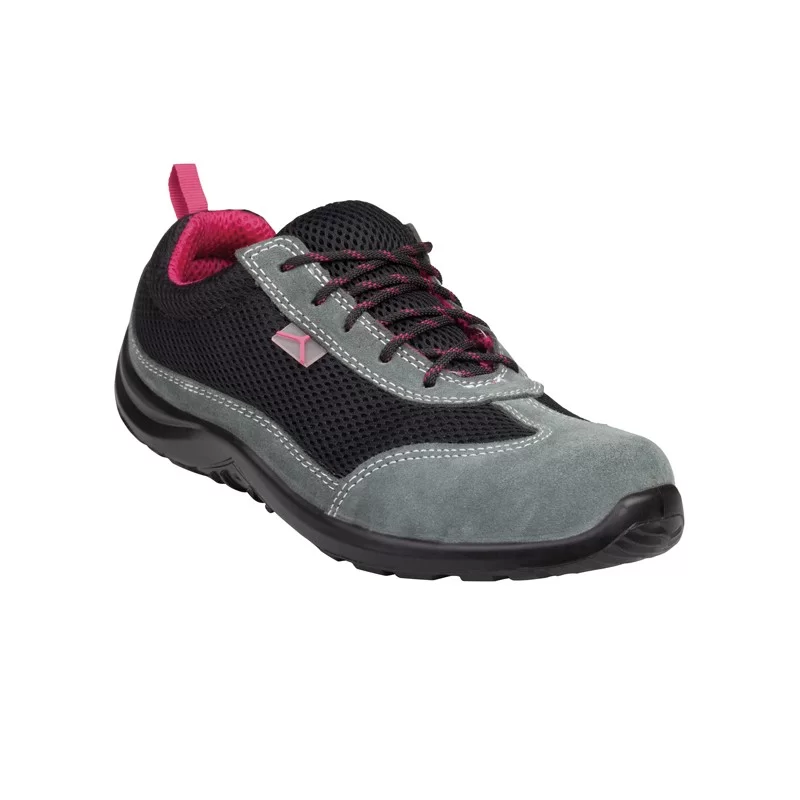 Calzatura di sicurezza Como S1P SRC nero/fucsia N°39 FUORI CATALOGO