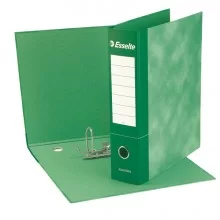 Registratore ESSENTIALS G72 verde dorso 5cm f.to commerciale ESSELTE (Conf.8)