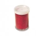 Glitter flacone grana fine 25ml rosso DECO (Conf.12)