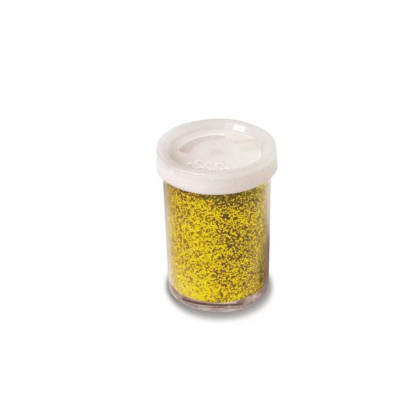 Glitter flacone grana fine 25ml oro DECO (Conf.12)
