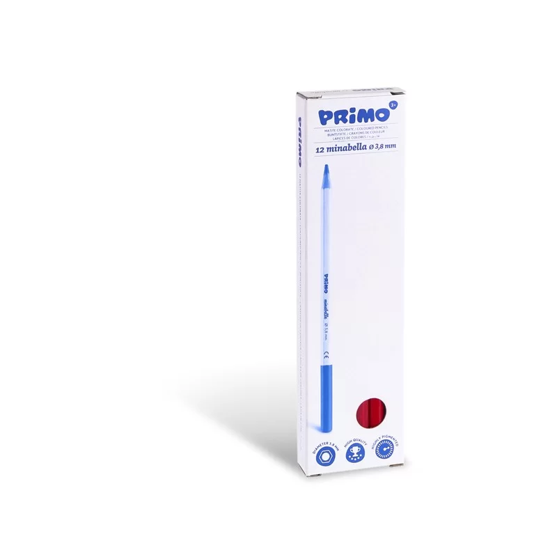 Pastello Minabella rosso carminio 310 diam. 3,8mm PRIMO (Conf.12)