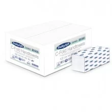 Pacco da 153 asciugamani piegati a C goffrato micro Comfort BulkySoft (Conf.20)