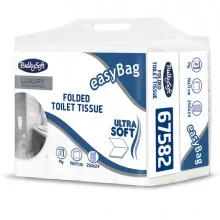 Pacco 250 strappi Carta Igienica interfogliata EasyBag BulkySoft (Conf.24)