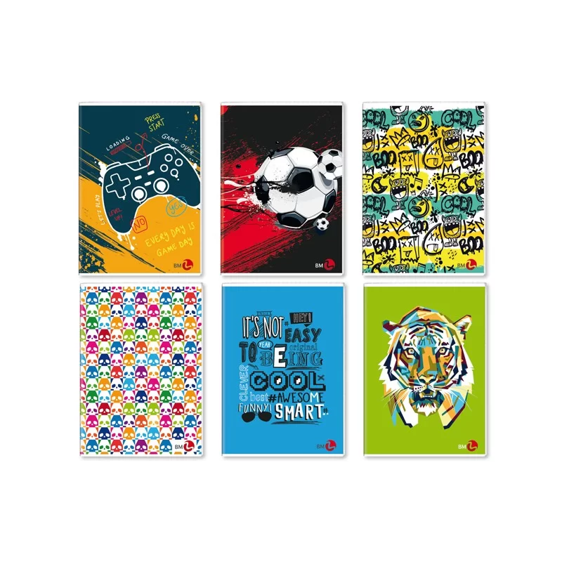 Maxiquaderno A4 40fg+2 80gr 1rigo c/margine BAMBINO Be More BM (Conf.10) FUORI CATALOGO