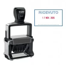Timbro Professional 4.0 5460/PR4/L1 DATARIO + RICEVUTO autoinchiostrante TRODAT FUORI CATALOGO