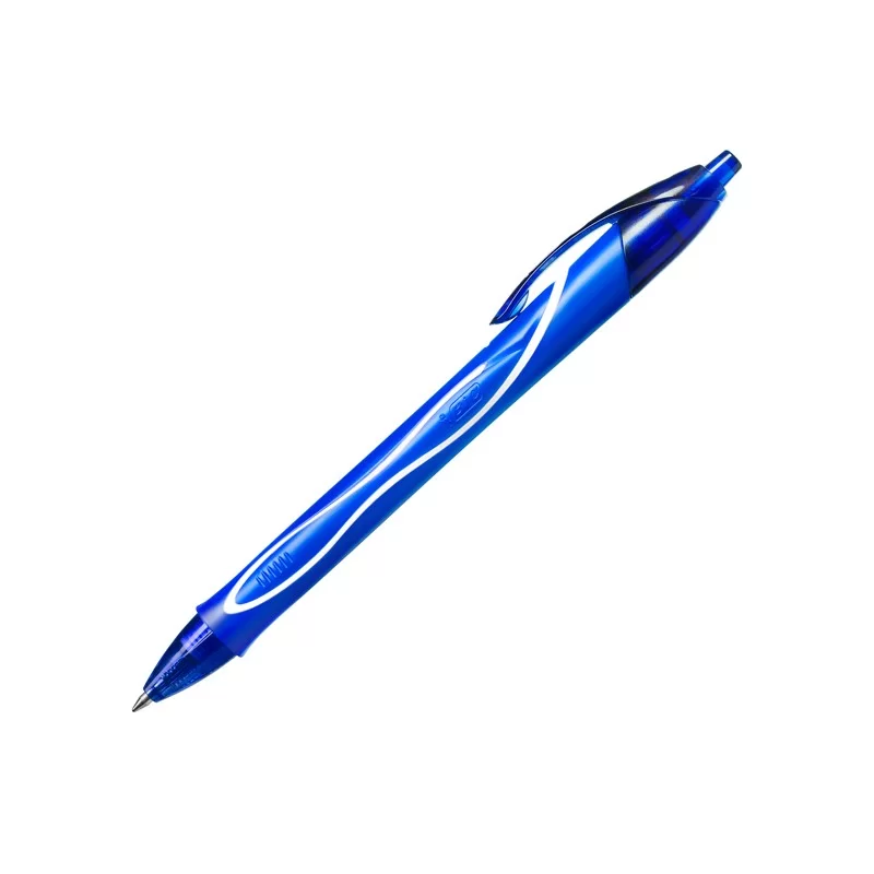 Scatola 12 penna sfera scatto Gelocity quick dry blu BIC®