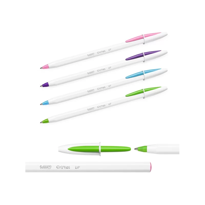 Scatola 20 penna sfera Cristal® Up medio 1,2mm fun BIC®