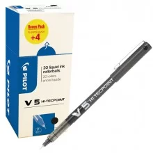 Value pack 16+4 roller Hi-Tecpoint V5 0,5mm nero Pilot
