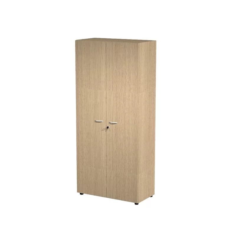 ARMADIO MODULARE A 2 ANTE ALTE 90x45,8cm - H200cm Rovere