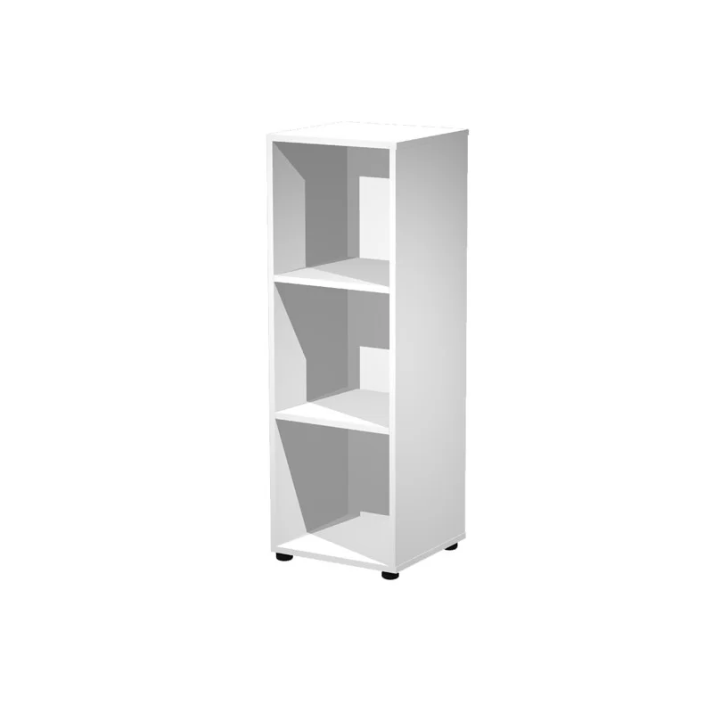 Contenitore a 3 caselle a giorno 41x40xH121,6cm Bianco - Maxi Rainbow