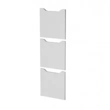 Set 3 ante c/serratura Grigio per casellari Maxi Rainbow