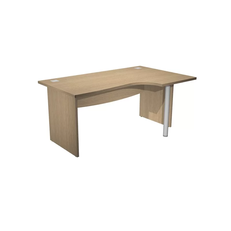 Scrivania Compact DX fianco pann. L160cm Rovere - AgorA' Direction