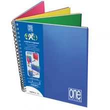 Blocco spiralato A4 4x4 1rigo 80gr One Color Blasetti (Conf.3)