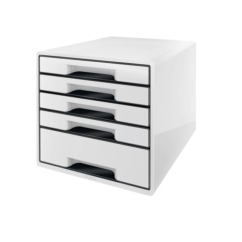 Cassettiera drawer Cabinet CUBE 5 bianco Leitz