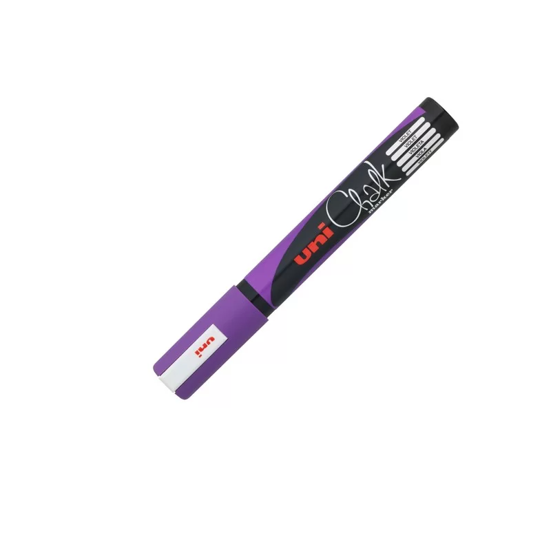 Marcatore a gesso liquido UNI CHALK p.tonda viola UNI MITSUBISHI