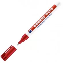 Marcatore permanente extra-fine Edding 404 punta 0,75mm rosso (Conf.10)