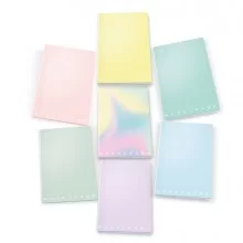 Maxiquaderno A4 80gr 40+2fg 1rigo linea Pastel Monocromo Pigna (Conf.10)