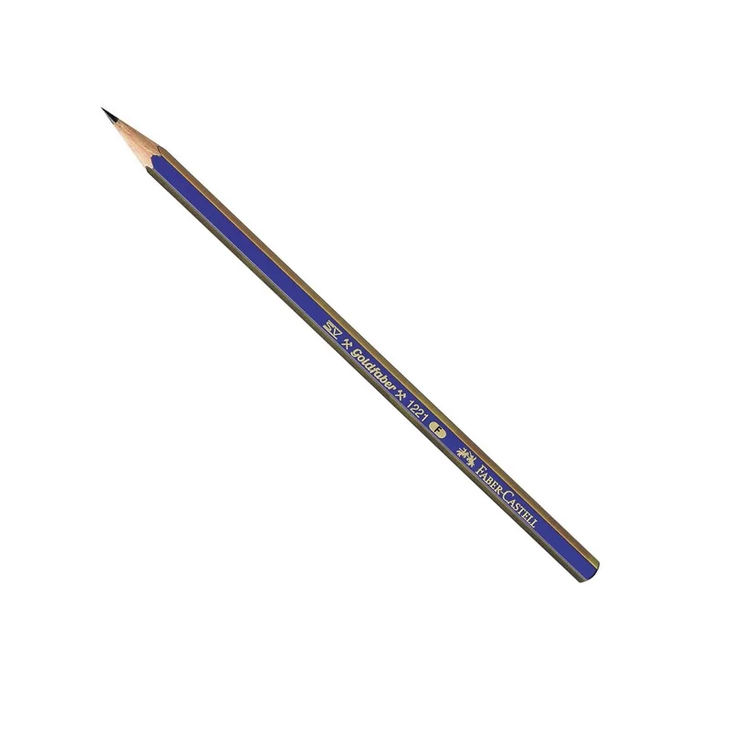 MATITA GRAFITE GOLDFABER 1221 ESAGONALE FABER CASTELL F (Conf.12)