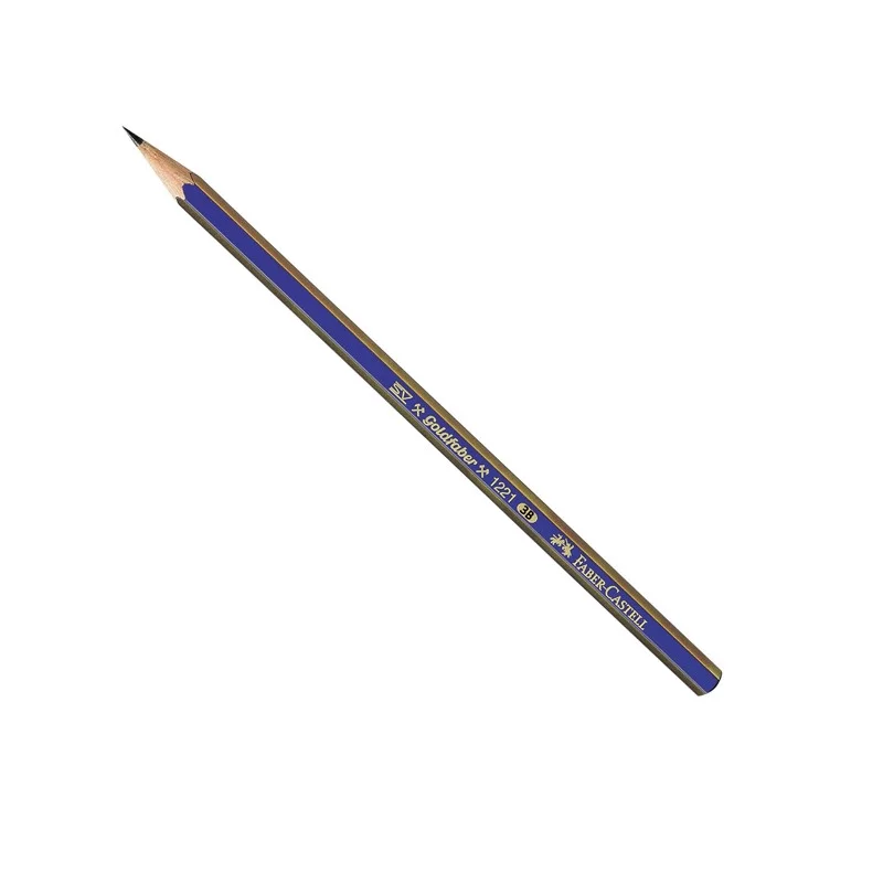 MATITA GRAFITE GOLDFABER 1221 ESAGONALE FABER CASTELL 3B (Conf.12)