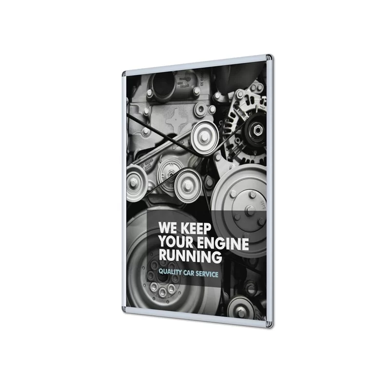 Cornice a scatto 50x70cm profilo 25mm angolo tondo