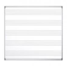 Lavagna magnetica con pentagramma 120x120cm Maya Musica Bi-Office