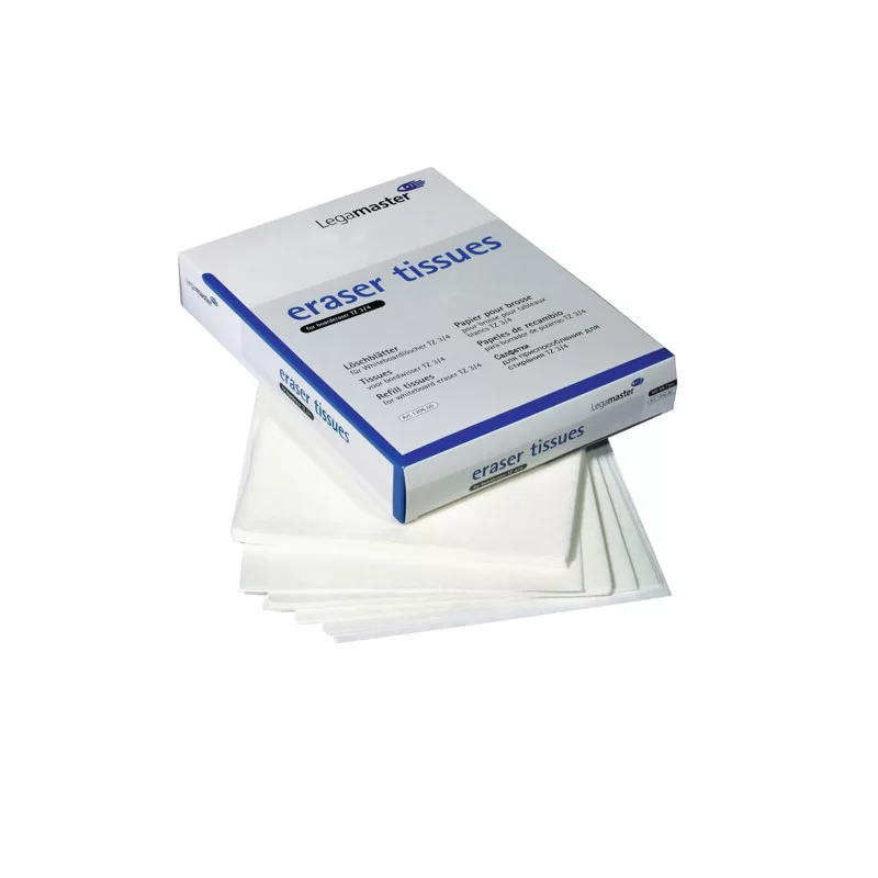 100 Salviette di ricambio per cancellino TZ4 Legamaster