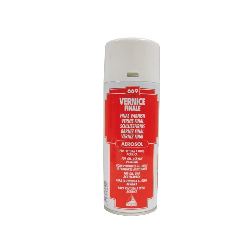 Bombola 400 ml vernice finale lucido spray Maimeri