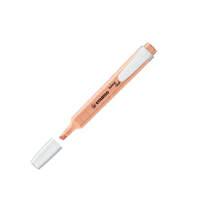Evidenziatore SWING COOL pastel rosa pesca STABILO 275/126-8 (Conf.10)