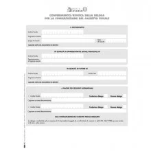 Modulo per conferimento/revoca deleghe cass.fisc. 29,7x21cm E0019 Edipro (Conf.10)