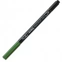 Pennarello a 2 punte AQUA BRUSH DUO verde oliva LYRA L6520073 (Conf.10) FUORI CATALOGO