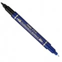 Marcatore permanente Twin Tip doppia punta F/EF blu Pentel (Conf.12)