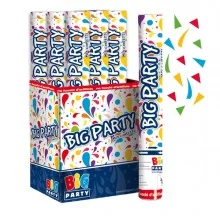 Sparacoriandoli Cannon colori assortiti gittata 8mt Big Party (Conf.12)
