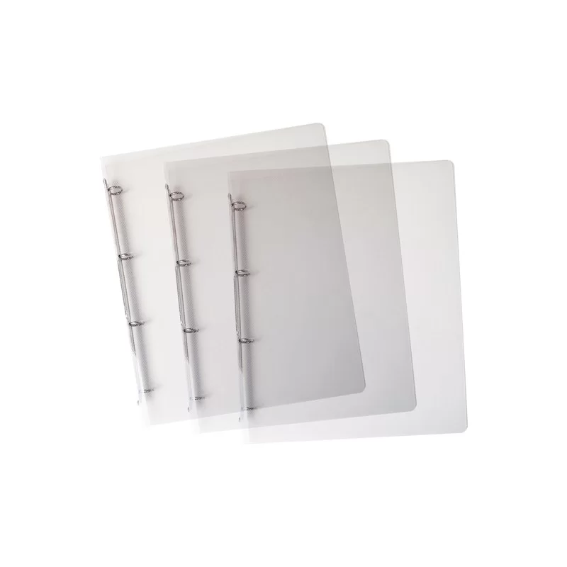 Raccoglitore Lumina 22X30 4 anelli tondi D15 PP trasparente Favorit