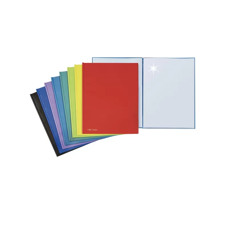 Portalistini Asso col. ass. 20 buste 22x30cm SEI ROTA (Conf.25)