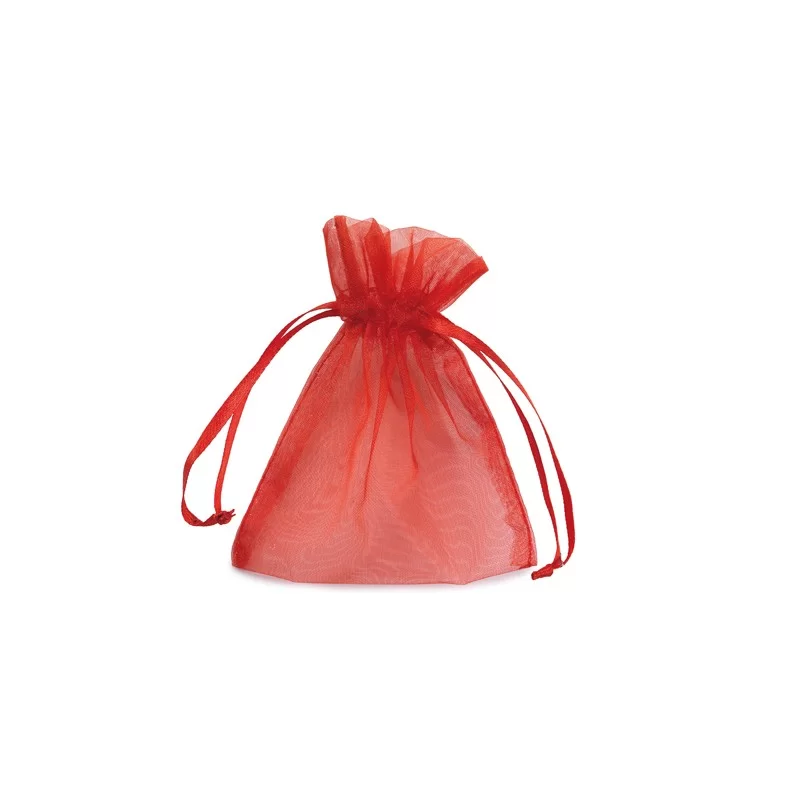 20 Sacchetti organza Milly 12,5x17cm rosso