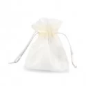 20 Sacchetti organza Milly 12,5x17cm avorio