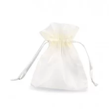 20 Sacchetti organza Milly 12,5x17cm avorio