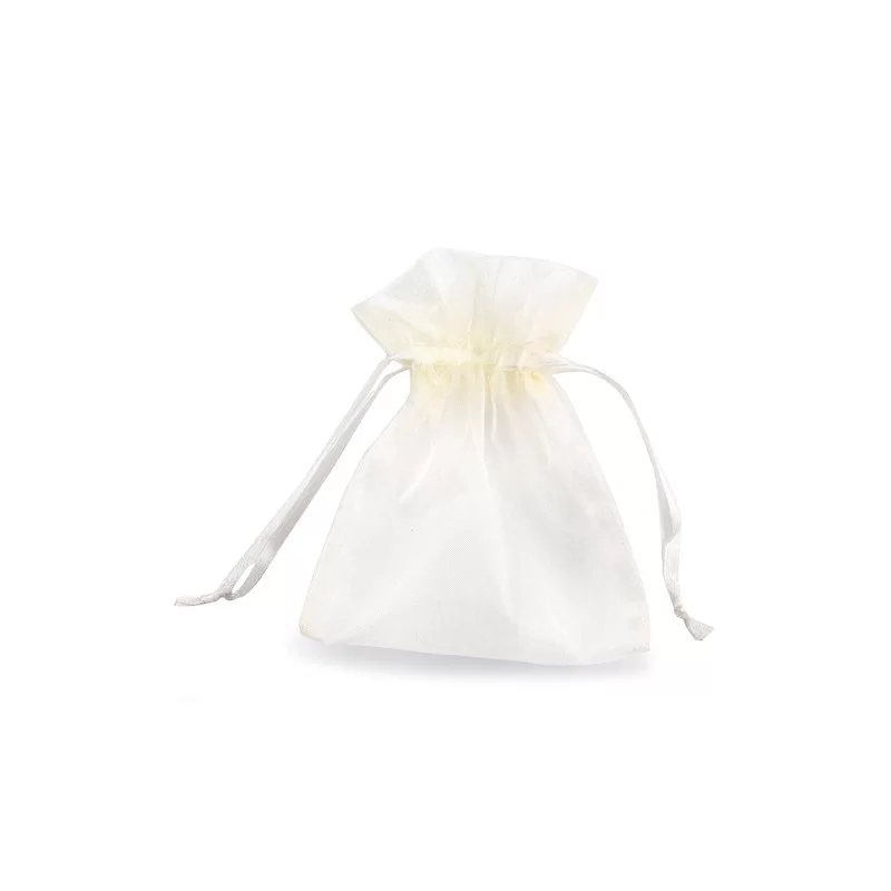 20 Sacchetti organza Milly 12,5x17cm avorio