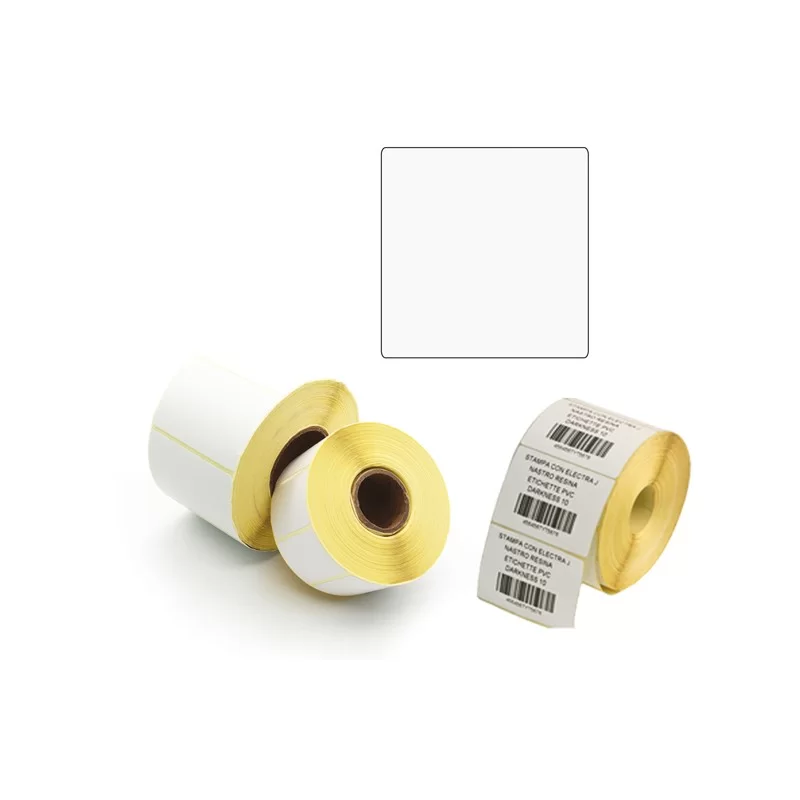 500 Etichette Trasf. Termico Diretto f.to 100x100mm - 1 pista Printex