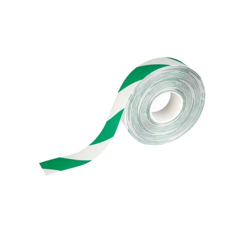 Nastro adesivo da pavimento DURALINE STRONG 50/12 50mmx30m verde/bianco Durable