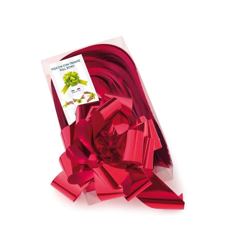 30 nastri strip metal 6870 50mm-Ø20cm colore rosso 07 Brizzolari