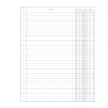 Registro Entrate-Uscite 100pag. 31x24,5cm DU135800000 Data Ufficio