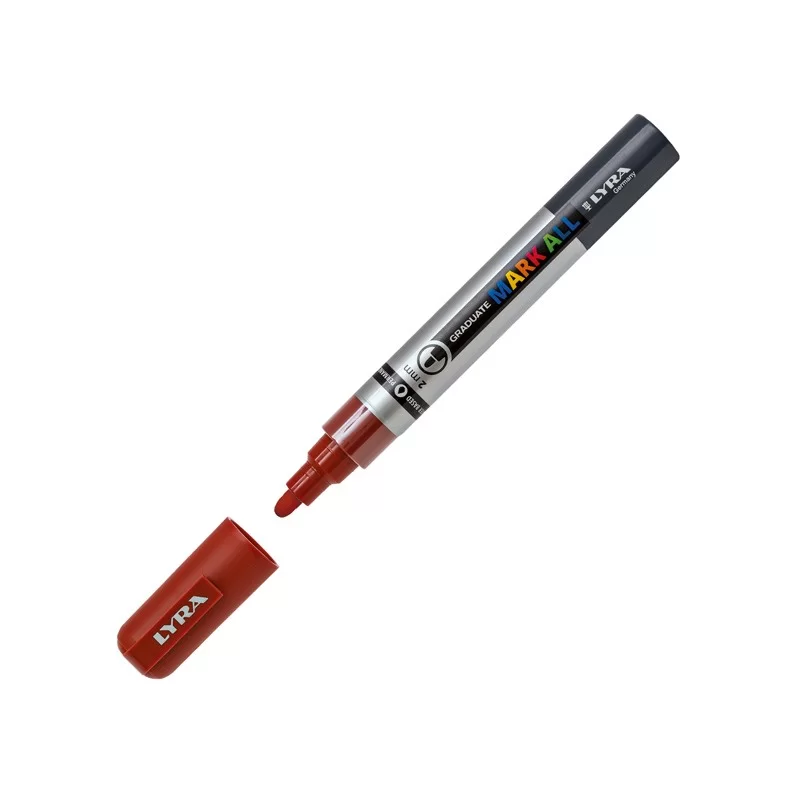 Marcatore Graduate Mark All punta tonda marrone Lyra