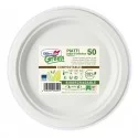 50 Piatti piani Ø220mm BIODEGRADABILI Dopla Green art.7757 FUORI CATALOGO