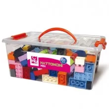 Bauletto 220 mattoncini da costruzione Midi in colori assortiti CWR FUORI CATALOGO